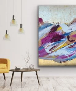 Jessica M Chaix Golden Joy - 48”x48” Original Art