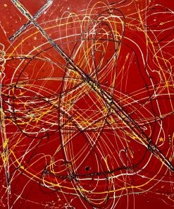 Gabino Martinez Original Art Art Of War - 67”W X 67”H