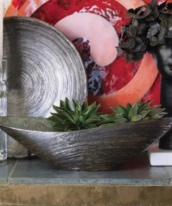 Global Views Accessories Sexy Bowl - Spun Bronze Finish