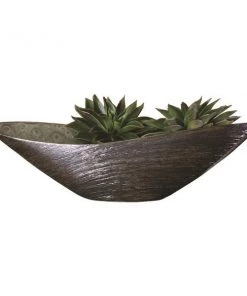 Global Views Accessories Sexy Bowl - Spun Bronze Finish