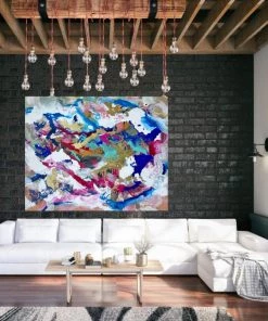 Jessica M Chaix Cosmic Magic V - 48”W X 60”H Original Art