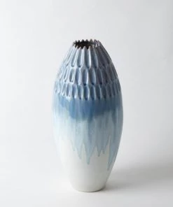 Global Views Carved Vase - Large