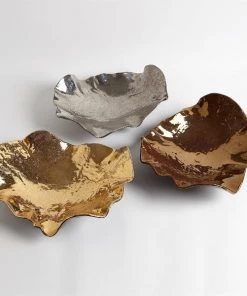 Global Views Wave Platter - Bronze Crackle Accessories