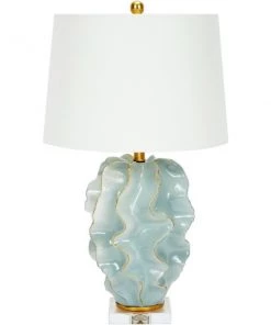 Old World Design Hannah Blue Lamp Lamps