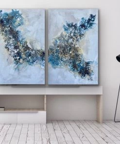 Jessica M Chaix Cascade Set - 24βW X 36βH (SOLD)