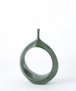 Global Views Accessories Open Ring Vase Emerald - Small