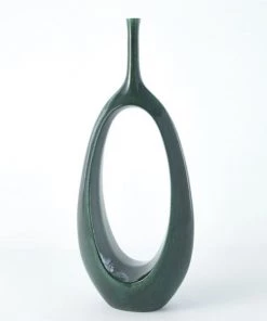 Global Views Open Oval Ring Vase Emerald - Medium What's New