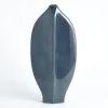 Global Views What's New Center Ridge Vase Large- Blue