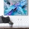 Jessica M Chaix Black Wings - 48"W X 60”H Original Art