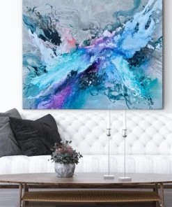 Jessica M Chaix Black Wings - 48"W X 60”H Original Art