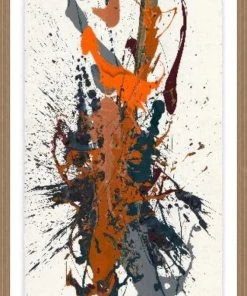 LeftBank Art Abstract Art Dynamic Wall III - Glass Frame