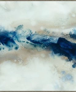 LeftBank Art Abstract Art Indigo Current