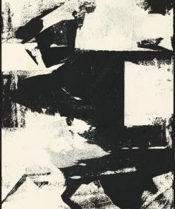 LeftBank Art Dark Patches - Natural Canvas Art Abstract Art