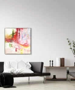 LeftBank Art Maroon Web Abstract Art