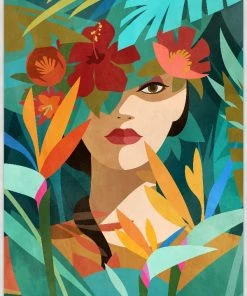 LeftBank Art Abstract Art Surrounded By Blooms I