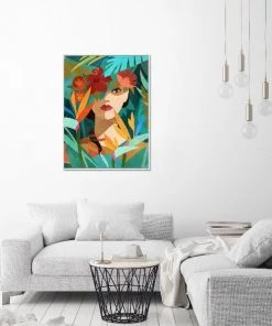 LeftBank Art Abstract Art Surrounded By Blooms I