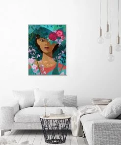 LeftBank Art Abstract Art Surrounded By Blooms II