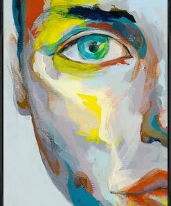 LeftBank Art Abstract Art Neon Portrait I