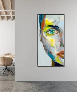 LeftBank Art Abstract Art Neon Portrait I