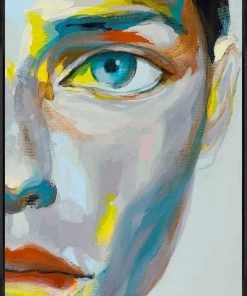 LeftBank Art Abstract Art Neon Portrait II