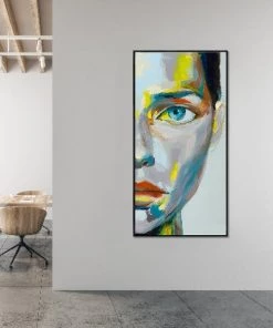 LeftBank Art Abstract Art Neon Portrait II