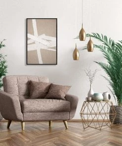 LeftBank Art Through The Moment III - Hand-Painting On Linen Abstract Art