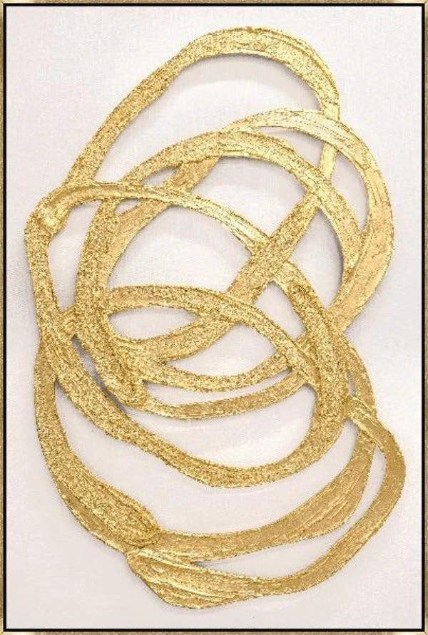 LeftBank Art Golden Mobius - Hand-Painted Dimensional Art 1 LeftBank Art Golden Mobius - Hand-Painted Dimensional Art