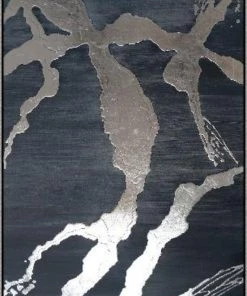 LeftBank Art Silver Silhouette I - Hand-Painting