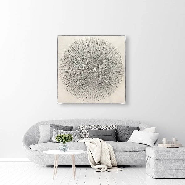 LeftBank Art Abstract Art Devine Silver - Hand-Painting 2 LeftBank Art Abstract Art Devine Silver - Hand-Painting