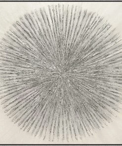 LeftBank Art Abstract Art Devine Silver - Hand-Painting