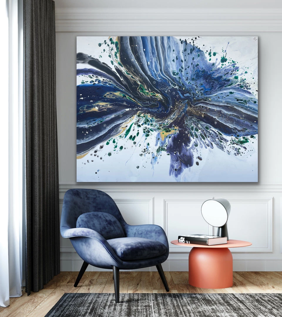 Jessica M Chaix Betta - 48”W X 60”H - SOLD 1 Jessica M Chaix Betta - 48”W X 60”H - SOLD