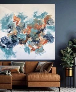 Jessica M Chaix Field Of Flowers - 48” X 48”