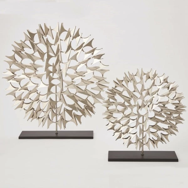 Global Views Cosmos Sculpture Large - Nickel Accessories 1 Global Views Cosmos Sculpture Large - Nickel Accessories