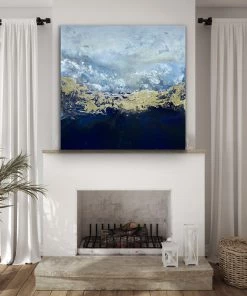 Jessica M Chaix Deep Ocean - 48” X 48” Original Art 5 Jessica M Chaix Deep Ocean - 48” X 48” Original Art