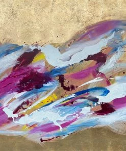 Jessica M Chaix Golden Joy - 48”x48” Original Art