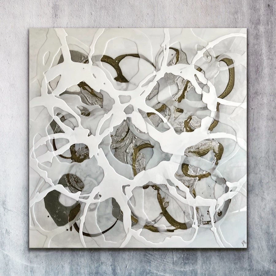 Jessica M Chaix Original Art Knots - 48”x48” 2 Jessica M Chaix Original Art Knots - 48”x48”