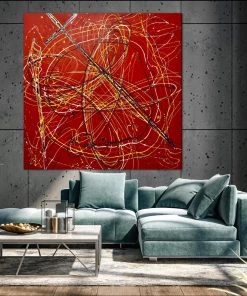 Gabino Martinez Original Art Art Of War - 67”W X 67”H