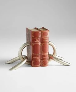 Cyan Design Goldie Locks Bookends - Silver