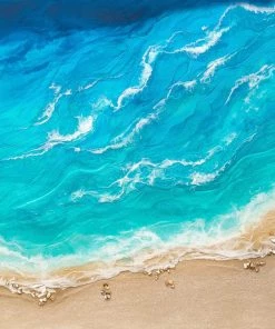 Brooke Johnson Caribbean Sea - 36”W X 48”H