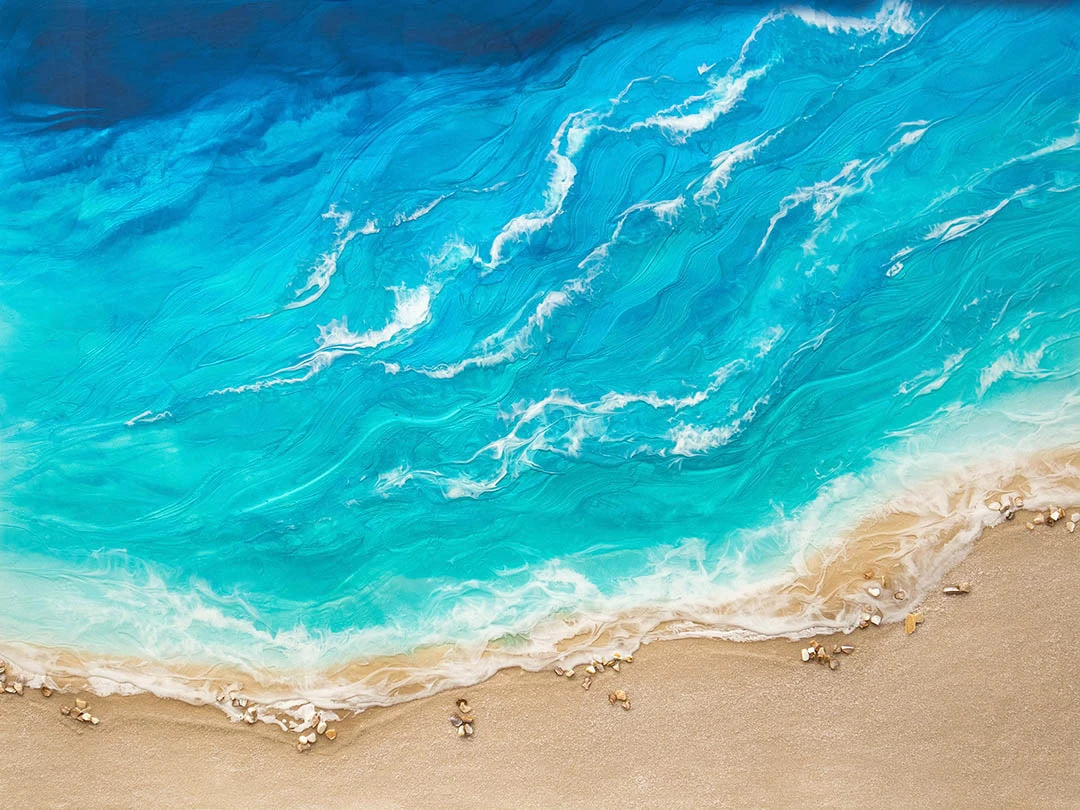 Brooke Johnson Caribbean Sea - 36”W X 48”H 1 Brooke Johnson Caribbean Sea - 36”W X 48”H