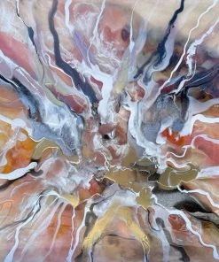 Jessica M Chaix Rose Quartz - 36”W X 36”H Original Art