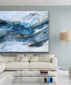 Jessica M Chaix Mermaid XI - 48”W X 60”H Original Art