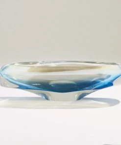Global Views Accessories Canoe Bowl - Blue Gelp