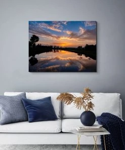 David Chalker Sunrise Over Mineral Creek - 40"W X 30"H