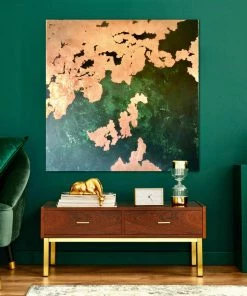 Jodie Beck Deep Emerald Mine - 48"W X 48"H
