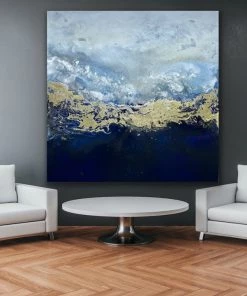 Jessica M Chaix Deep Ocean - 48” X 48” Original Art