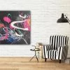 Robin Pedrero Original Art Wild Exuberance- 48W X 48"H