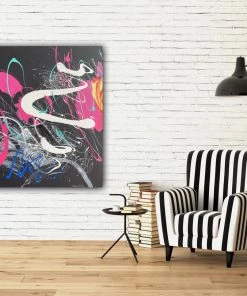 Robin Pedrero Original Art Wild Exuberance- 48W X 48"H