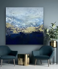 Jessica M Chaix Deep Ocean - 48” X 48” Original Art