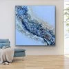 Jessica M Chaix Blue Cascade - 48” X 48” (SOLD)